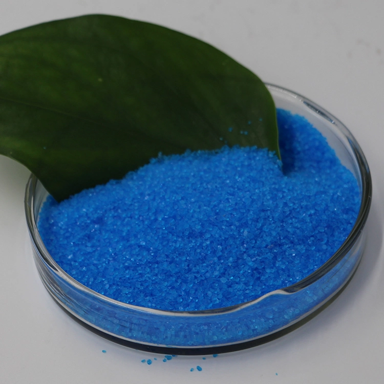 China Manufacturer Line CuSo4.5H2O Blue Crystal Stone Copper Sulfate for Sale